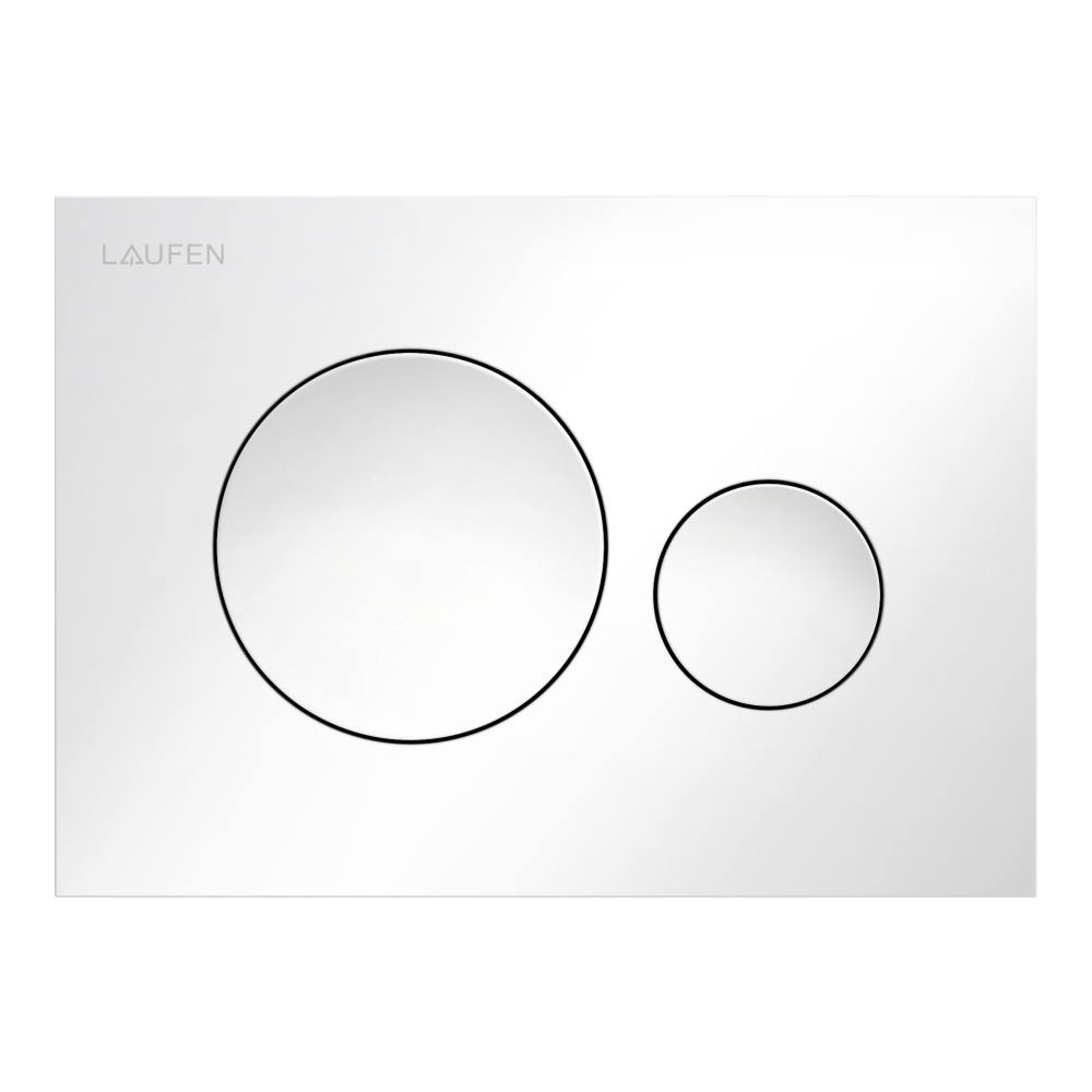 Vandens nuleidimo mygtukas Laufen Ineo Moon H9001140000001, baltas