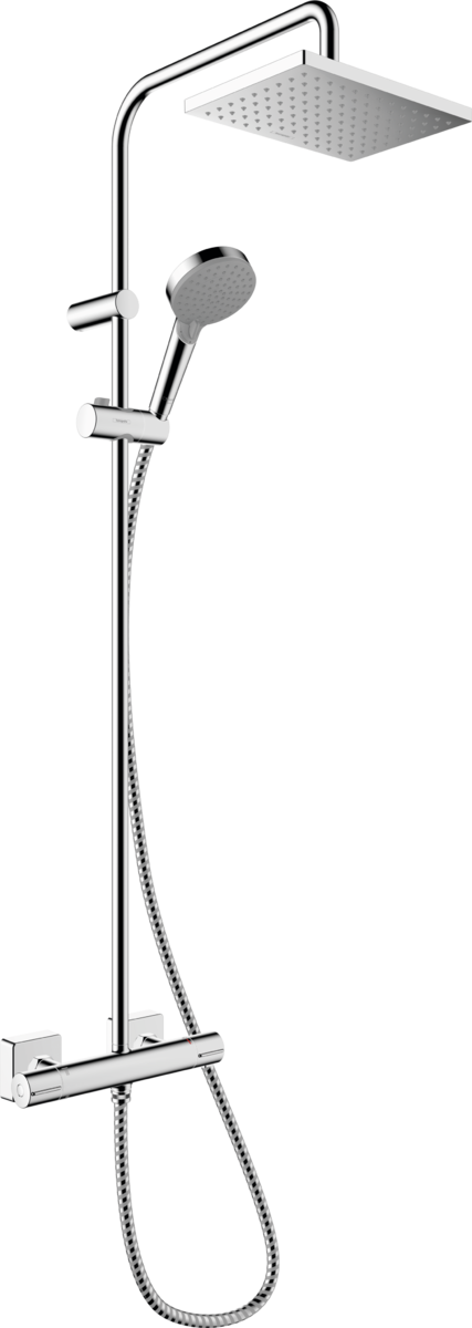 Dušo sistema Hansgrohe Vernis Shape 230 1jet su termostat Dušo sistema Hansgrohe Vernis Shape 230 1jet su termostat